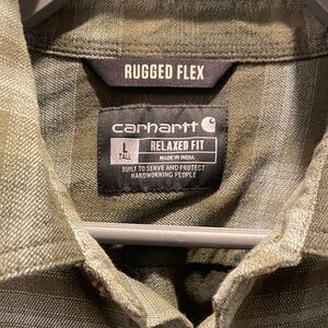 Carhartt Men's Rugged Flex Shirt Jacket - Olive Green